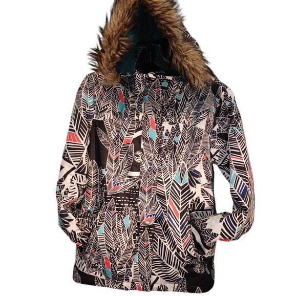 Roxy Women's Jet Ski Winter Ski Jacket, Insulated, Hooded, Waterproof 4619 - Picture 1 of 11